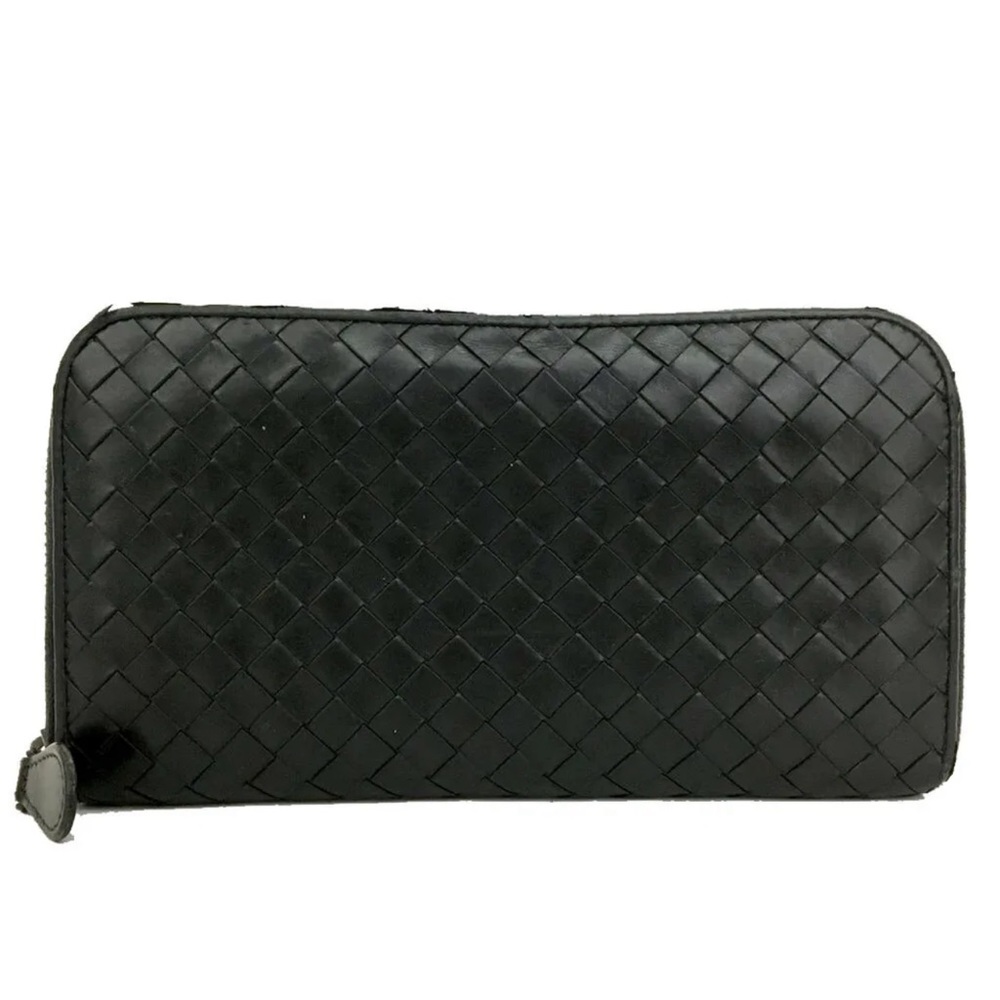 Beautiful black leather Bottega Veneta wallet